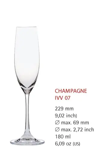 [PR/04277] Champagner 07 mit Füllstrich 0,1 l Serie 1832 In Vino Veritas  