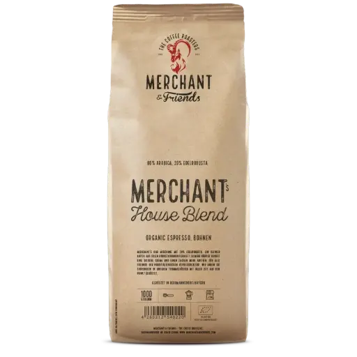 [PR/04286] Kaffee - Merchant's House Blend – Espresso Mischung - 250g ganze Bohne   