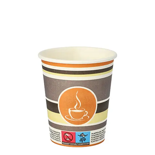 [PR/00917] Trinkbecher Pappe "To Go" 0,2 l Ø 8 cm · 9,2 cm