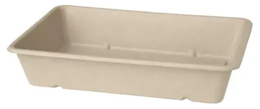 [PR/04367] Schale eckig 1200 ml Bagasse - 480 Stück 