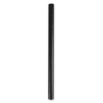 [PR/04418] Trinkhalme Bubble Tea 197 mm  Ø 1,2 cm Papier schwarz  - 100 Stück  