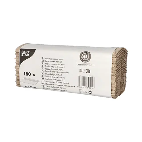 [PR/00926] Handtuchpapier C-Falz 31 cm x 25 cm natur 1-lagig