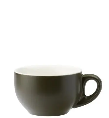 [PR/04459] Barista Latte Matt Olive Cup 10oz (28cl) 