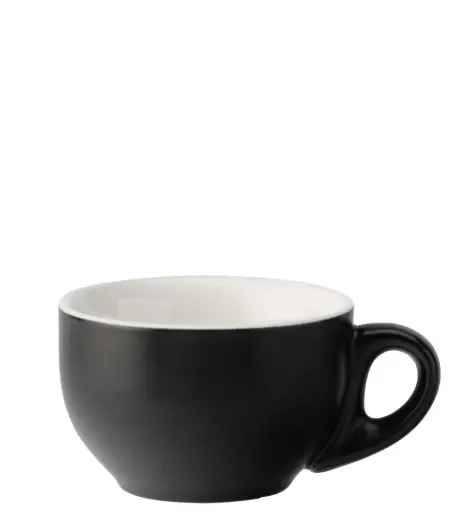[PR/04462] Barista Latte Matt Black Cup 10oz (28cl)  