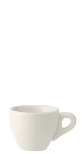 [PR/04490] Barista Espresso Matt White Cup 2.75oz (8cl) 