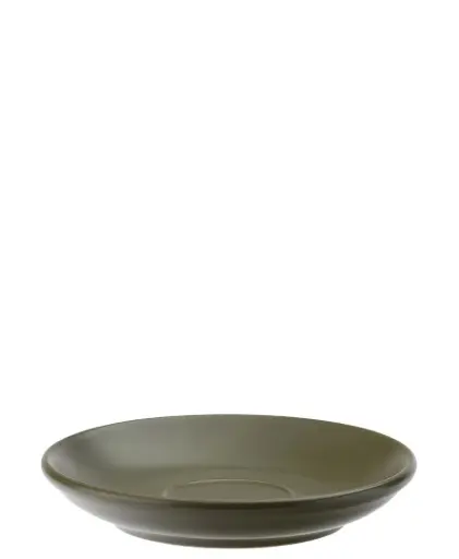 [PR/04536] Barista Espresso Matt Olive Saucer 4.75" (12cm)  