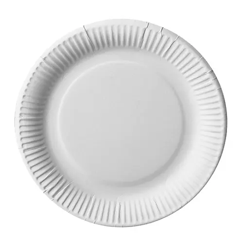[PR/00935] Teller Pappe "pure" rund Ø 23 cm weiss extra stark