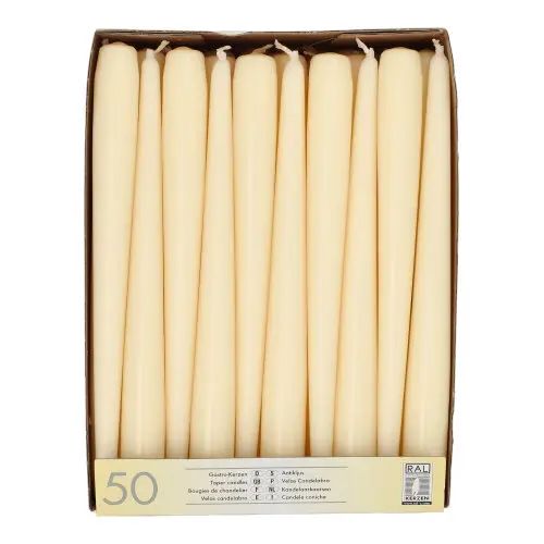 [PR/00956] Leuchterkerzen Ø 2,2 cm · 25 cm champagner