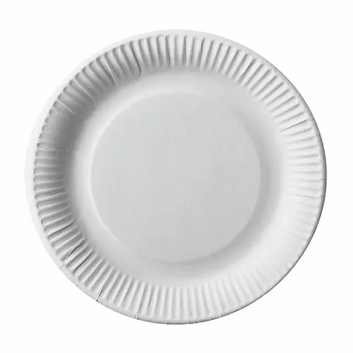 [PR/00954] Teller Pappe "pure" rund Ø 23 cm weiss