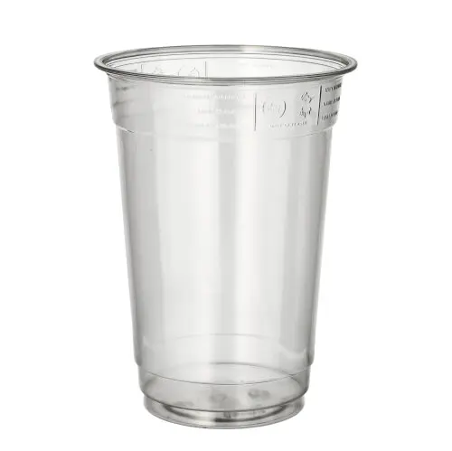 [PR/00973] Trinkbecher "Hurricane" PET 0,4 l Ø 9,5 cm · 12,9 cm glasklar