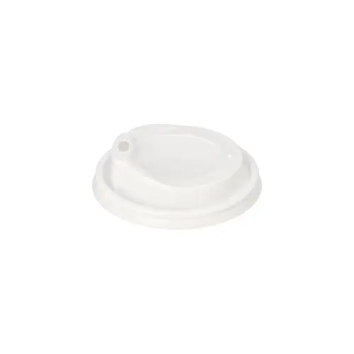 [PR/01040] Dom-Deckel PS "To Go" rund Ø 8 cm · 2,4 cm weiss