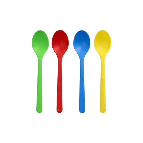 [PR/01044] Mehrweg-Eislöffel PP-MF 13 cm farbig sortiert extra stabil "Circulware" 