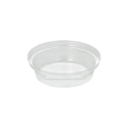 [PR/00995] Einsätze PET "Hurricane" rund Ø 9 cm · 2,2 cm glasklar