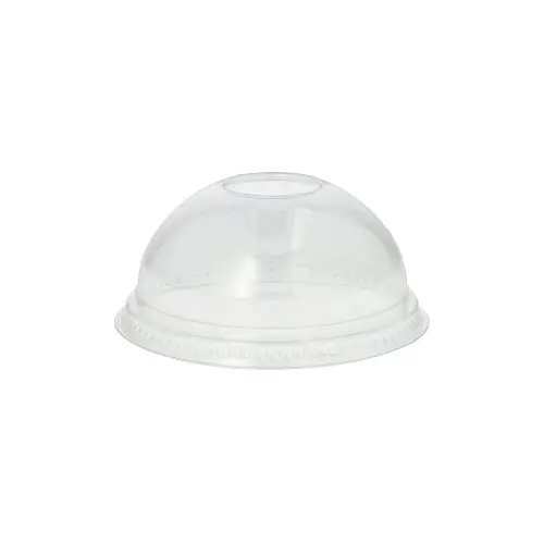 [PR/01054] Dom-Deckel "Hurricane" PET rund Ø 9,5 cm · 4,5 cm glasklar ohne Lochung