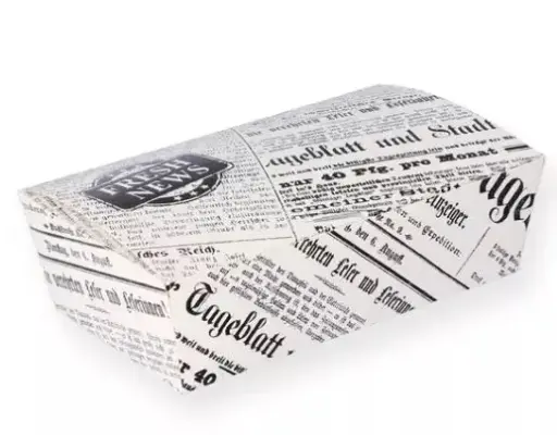 [PR/02790] Fingerfood Box groß "Zeitung" 200 Stück