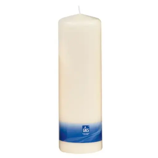 [PR/00738] Stumpenkerze champagner 250x78 mm