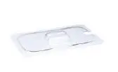 [PR/02031] Deckel 1/3 GN mit Aussparung klar aus Kunststoff 325 x 176 mm 
