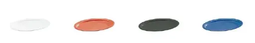 Kaffeehaustablett klein oval aus Melamin  ( Boden gerauht )