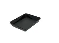 [PR/01623] Auslageschale 230 x 180 x 40 mm aus PP schwarz  