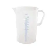 Meßkanne / Meßbecher transparent aus PP  