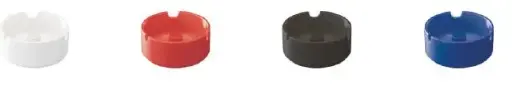 [PR/01628] Ascher leicht stapelbar 100 mm aus Melamin schwarz 