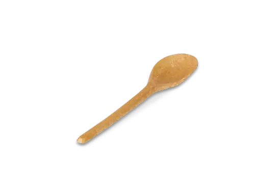 [PR/02331] Mehrweg Kaffeelöffel aus WPC 125 mm braun 100 Stück