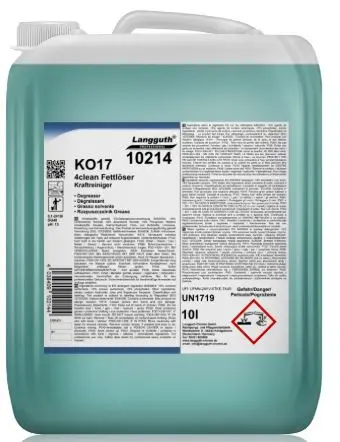 [PR/01705] Fettlöser Kraftreiniger KO17 4clean 10 l 