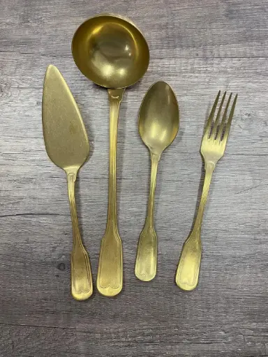 [PR/02361] Muster vergoldet 4 tlg. - Musterverkauf / Restposten Pinti   