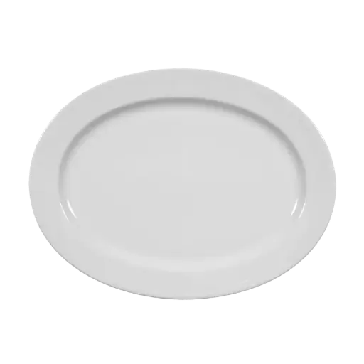 [PR/01727] Platte oval 31 cm Form Meran weiß Seltmann - Restposten 